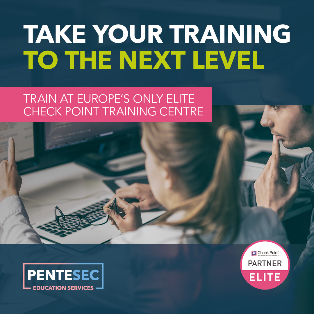 Take your training to the next level and train at Europe's Only Elite Check Point Training Centre with Pentesec Education - a Check Point Elite Partner