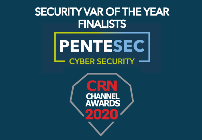 Pentesec Announce our Nomination for Security VAR of the Year 2020